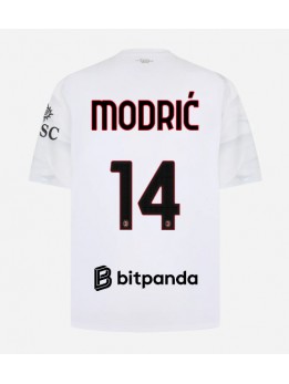 Moški Nogometna dresi replika AC Milan Luka Modric #14 Gostujoči 2026-27 Kratek rokav Moški Nogometna dresi replika AC Milan Luka Modric #14 Gostujoči 2026-27 Kratek rokav